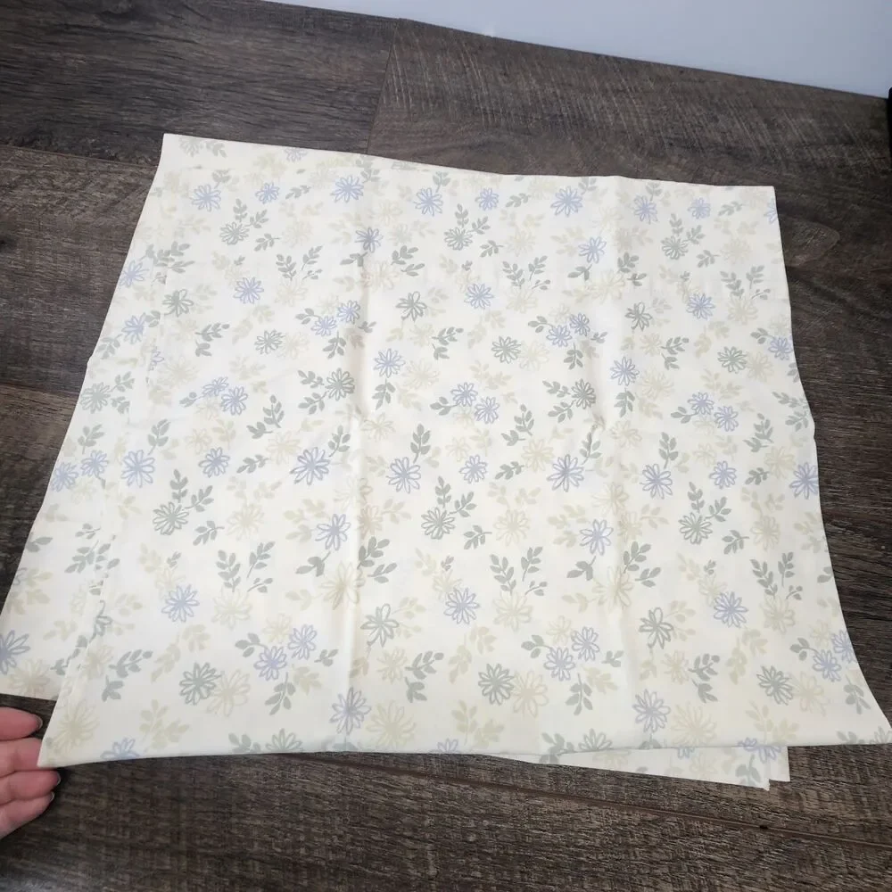 Vtg Westpoint Stevens Floral Sheet Set 4 Pc Queen USA Romantic Cottage Core